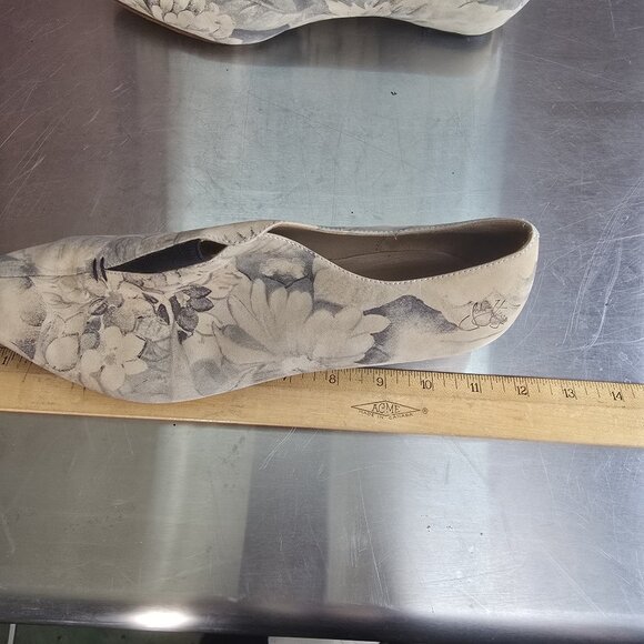 Fluevog Power Floral slip-on shoe (Water Family) W 10.5 - Picture 7 of 8